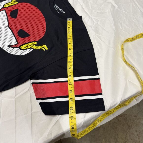 The Flash DC Comics Jersey Style Graphic Tee Black Red White Men’s Medium - Picture 5 of 8